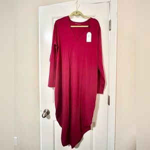 Universal Standard Long Sleeve V-Neck Geneva Dress
